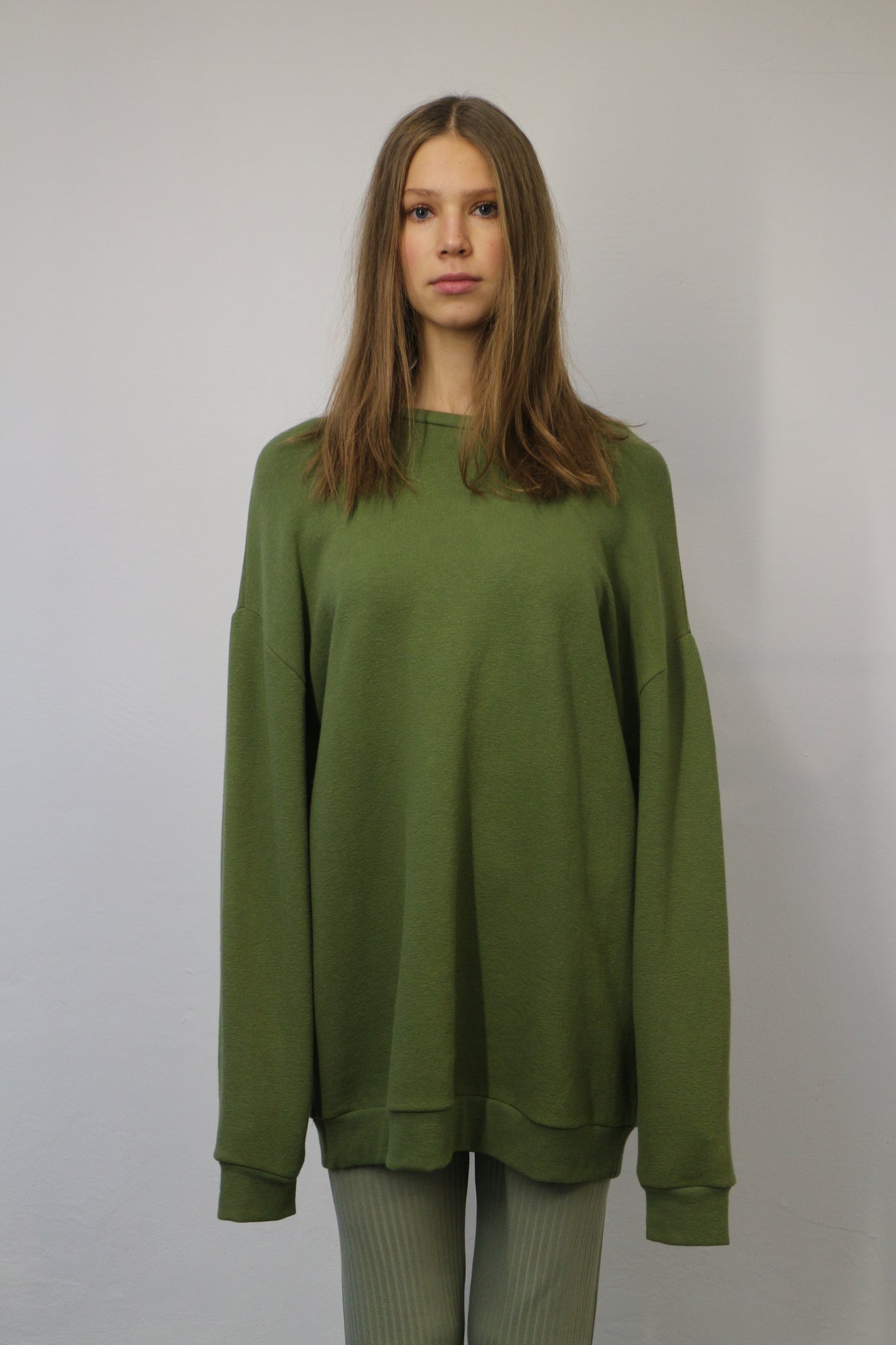 CAN PEP REY CLASSIC SWEATER JAPANESE JERSEY IN APPLE GREEN