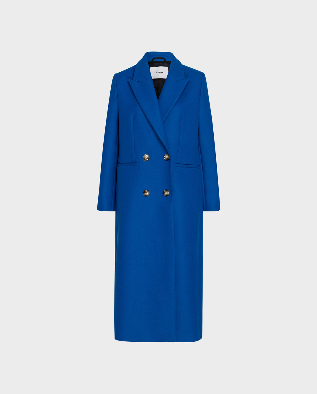 Cindy boxy coat in cobalt blue