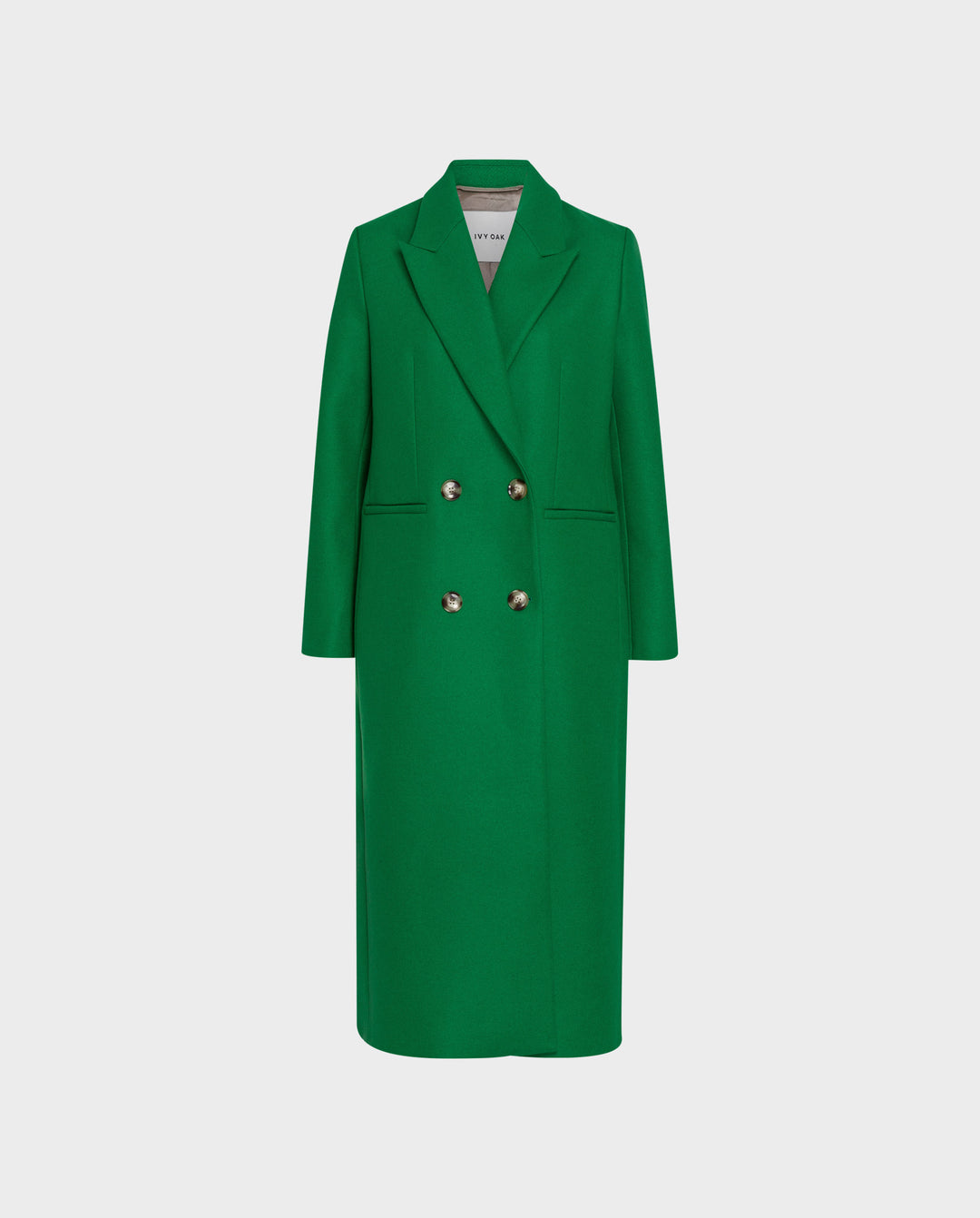 Cindy boxy coat in green