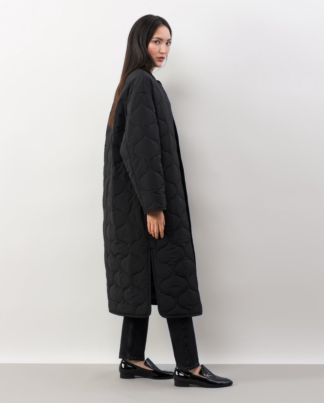 Chiara coat in black