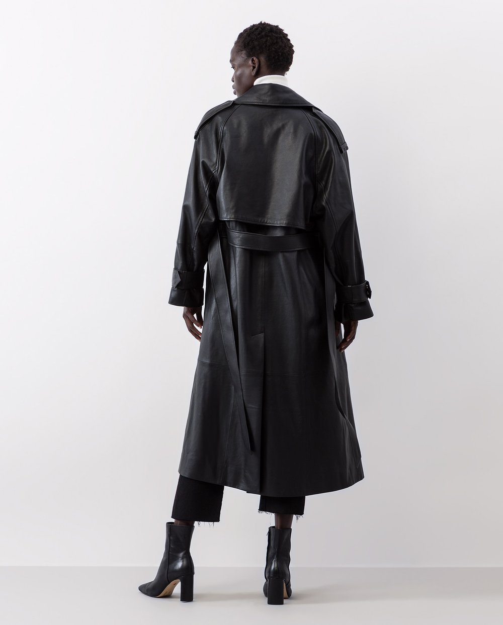 LILITH LEATHER TRENCHCOAT