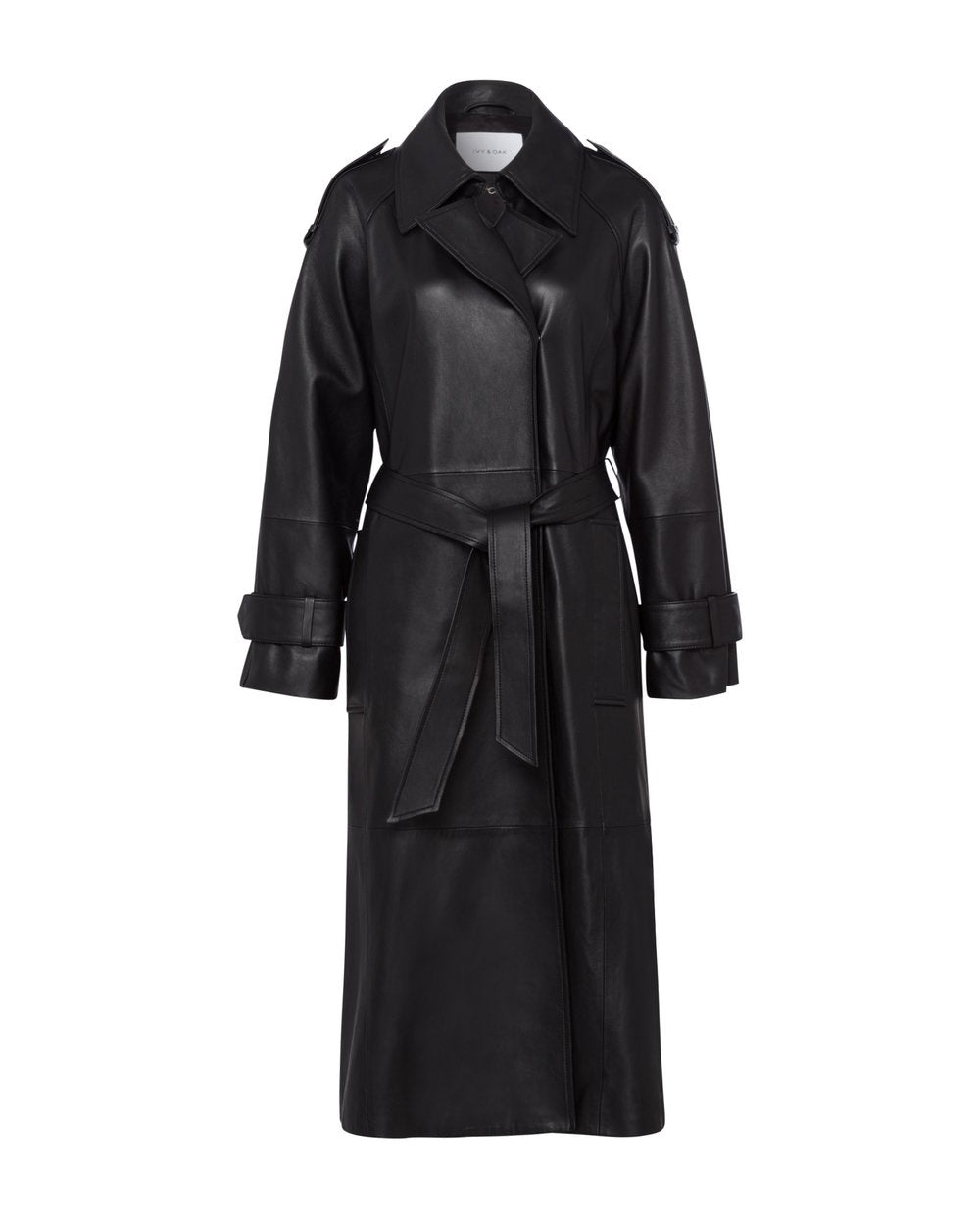LILITH LEATHER TRENCHCOAT