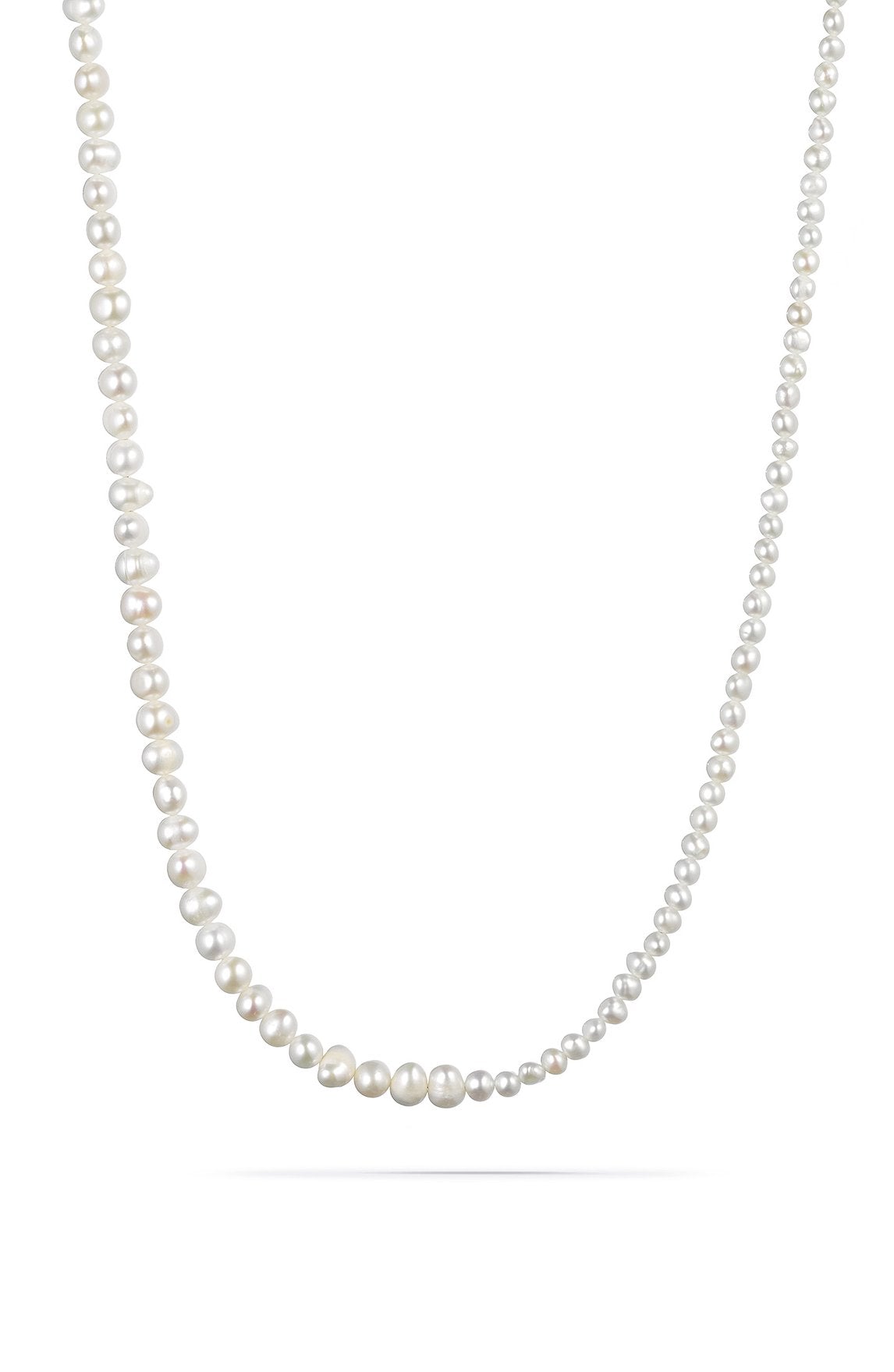 FRESHWATER PEARLS NECKLACE SILVER