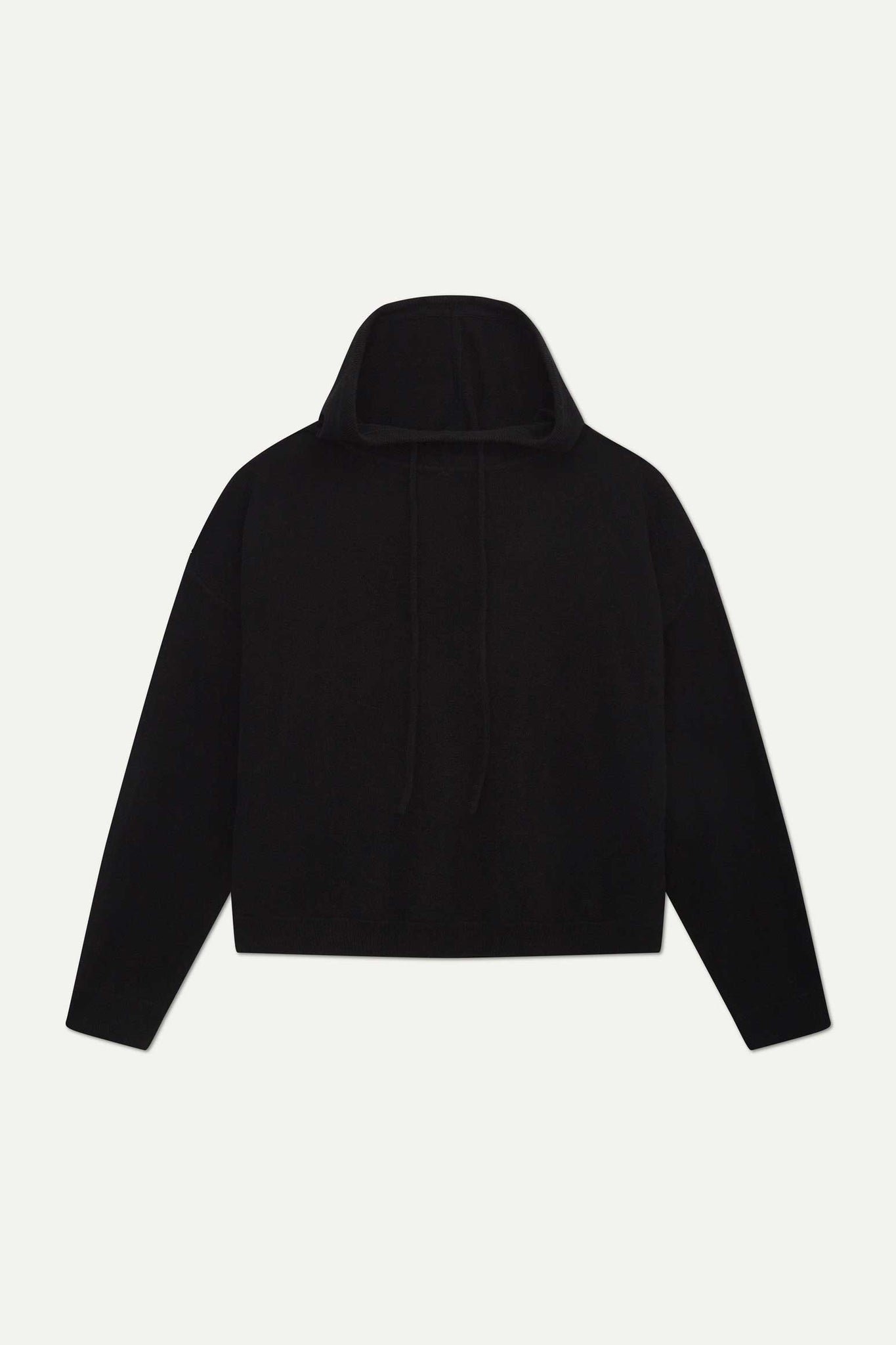 LINOSA CASHMERE HOODIE BY LOULOU STUDIO IN BLACK