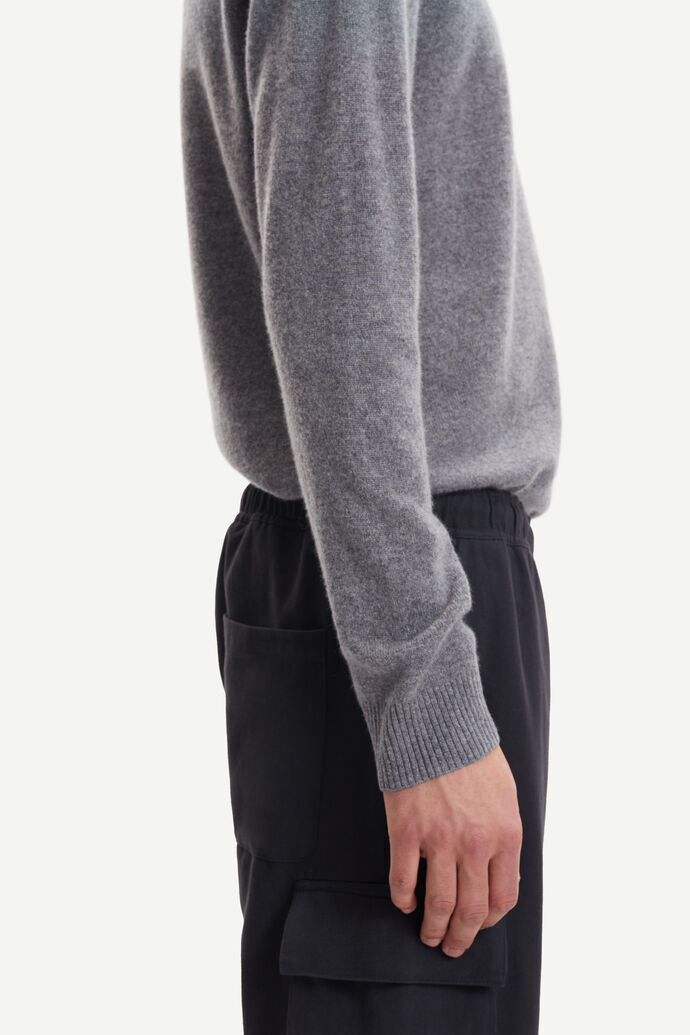 Pure Cashmere jumper in grey mel