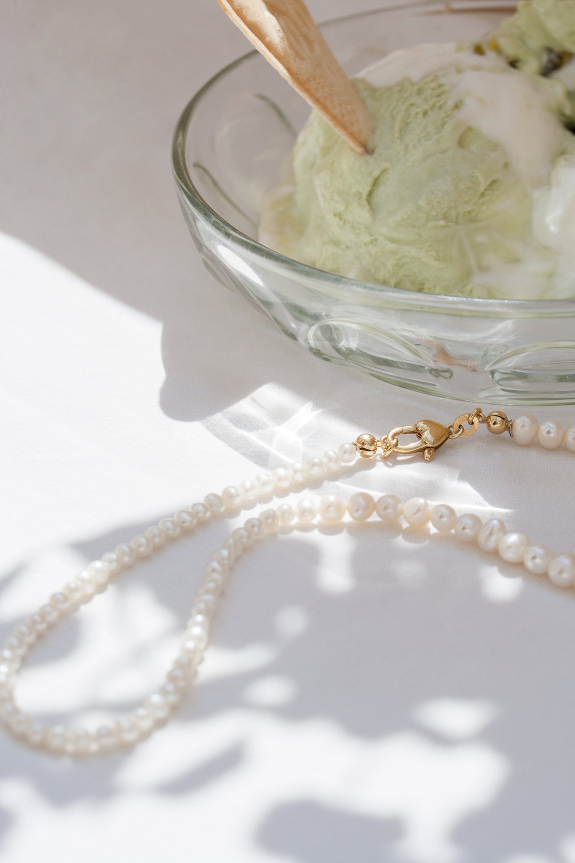 FRESHWATER PEARLS NECKLACE SILVER