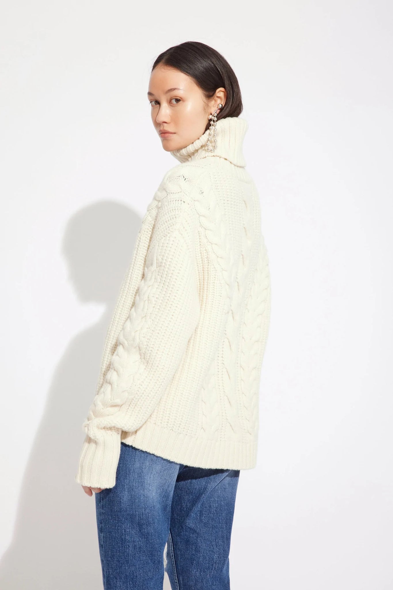 Madelyn cable knit by Won Hundred - cream