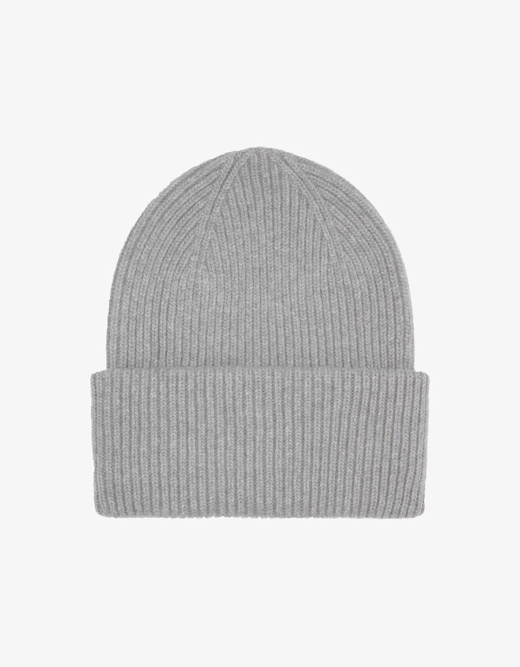 Merino wool hat - heather grey