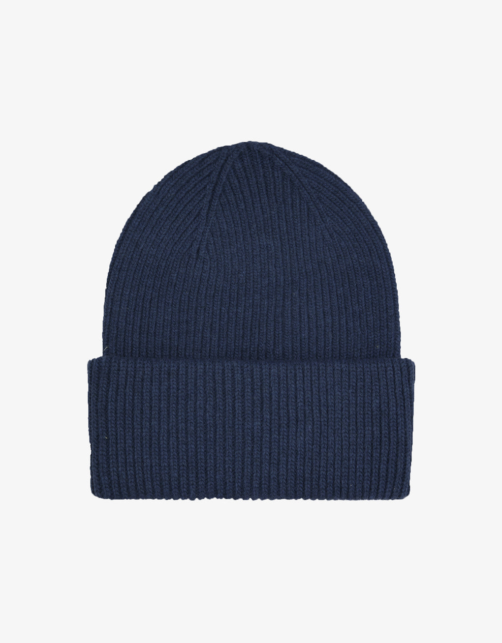 Merino wool hat - navy blue