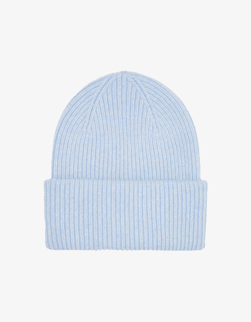 Merino wool hat - polar blue