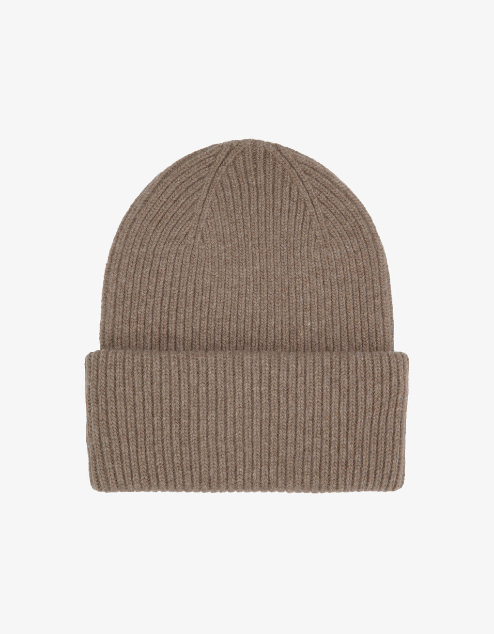 Merino wool hat - warm taupe