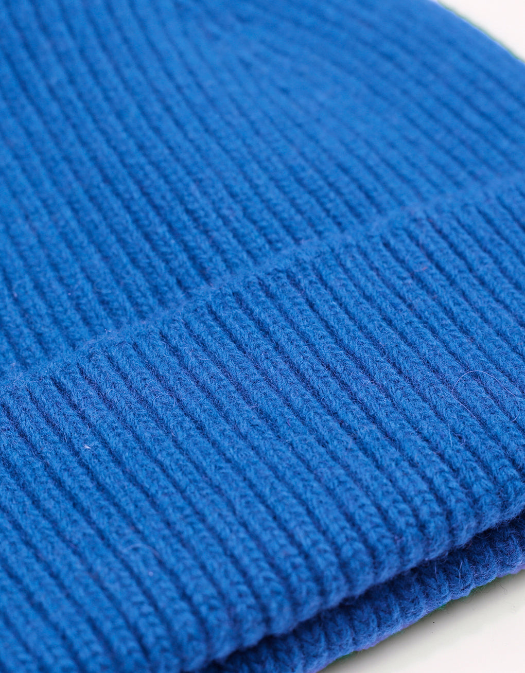 Merino wool beanie in Pacific Blue