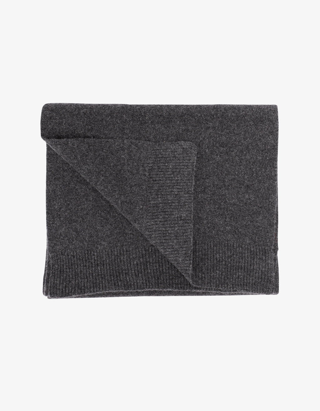 Merino wool scarf - lava grey