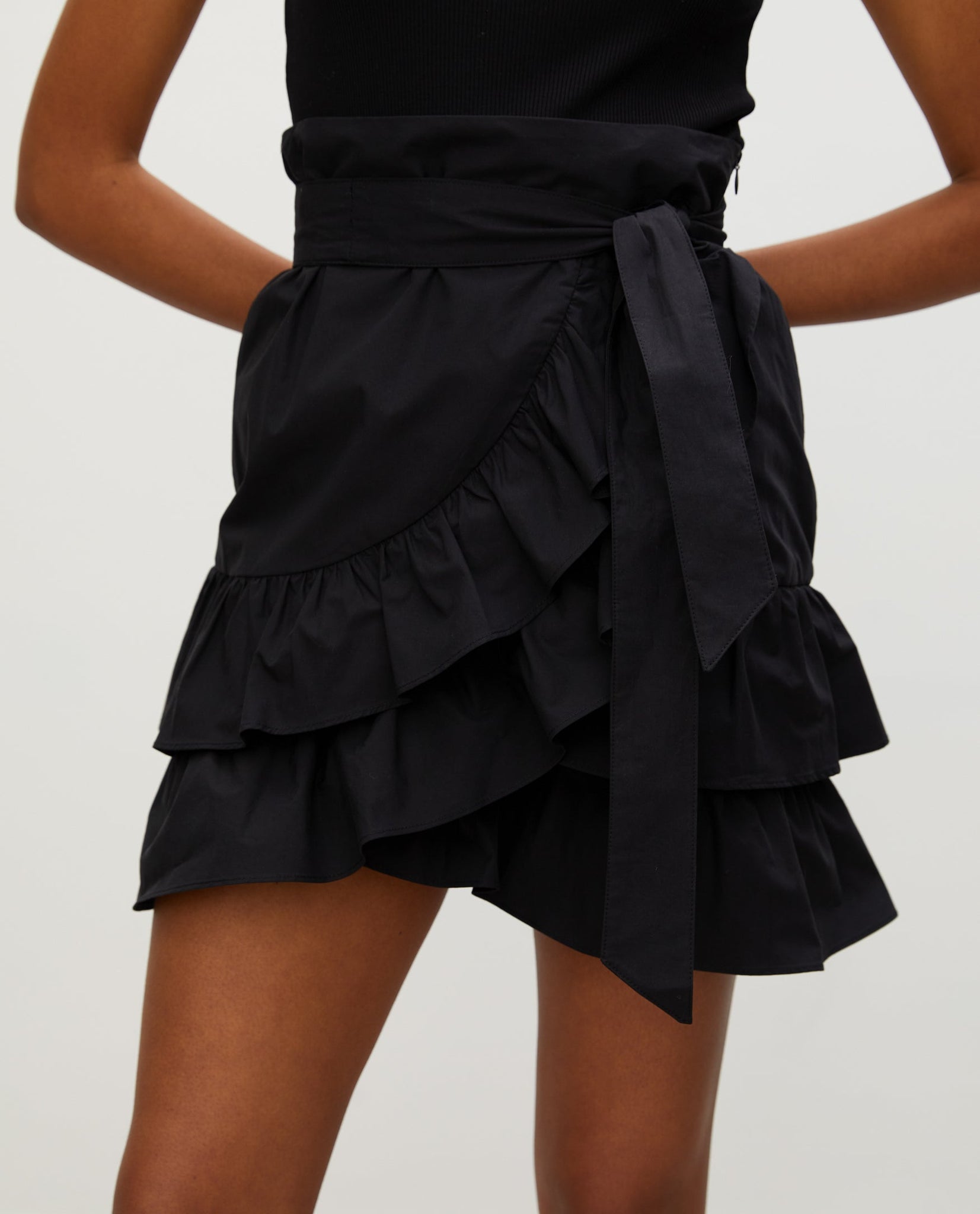 Róhe Frames Mazia skirt - noir