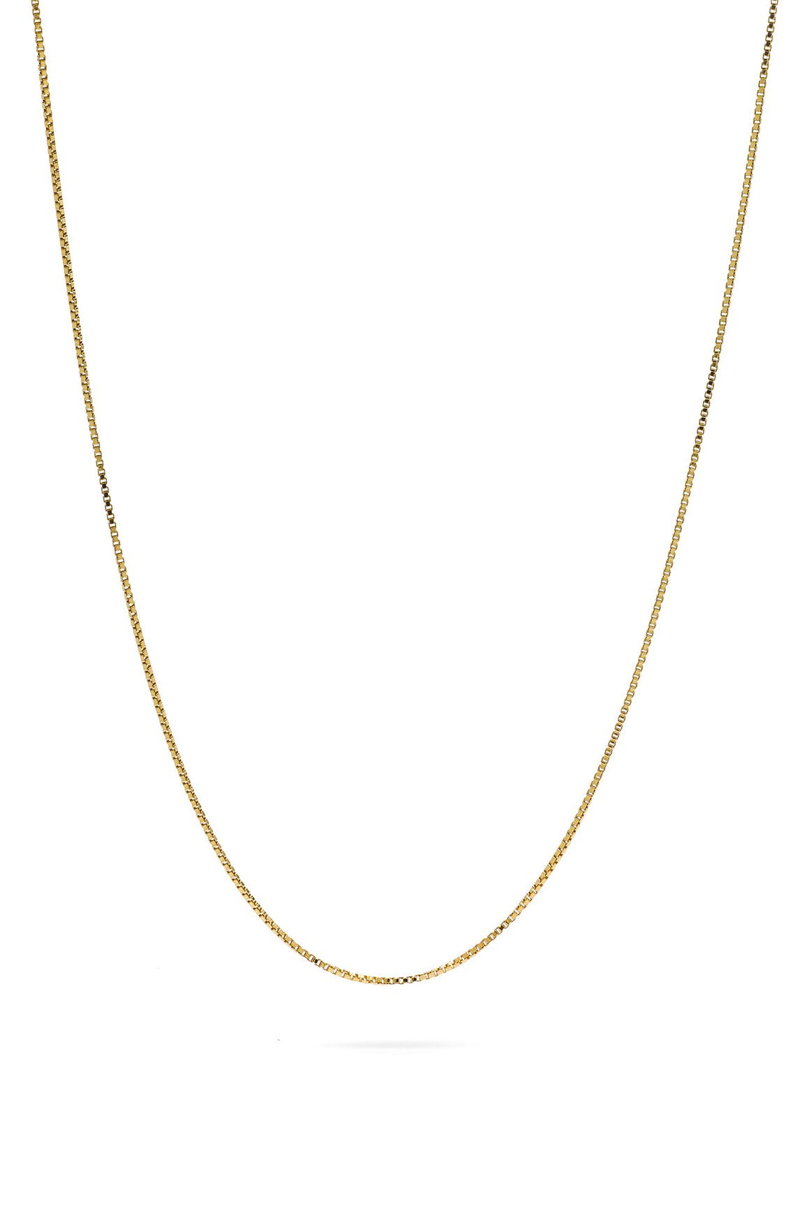 LONG SMOOTH NECKLACE IN GOLD - BEYOND STUDIOS