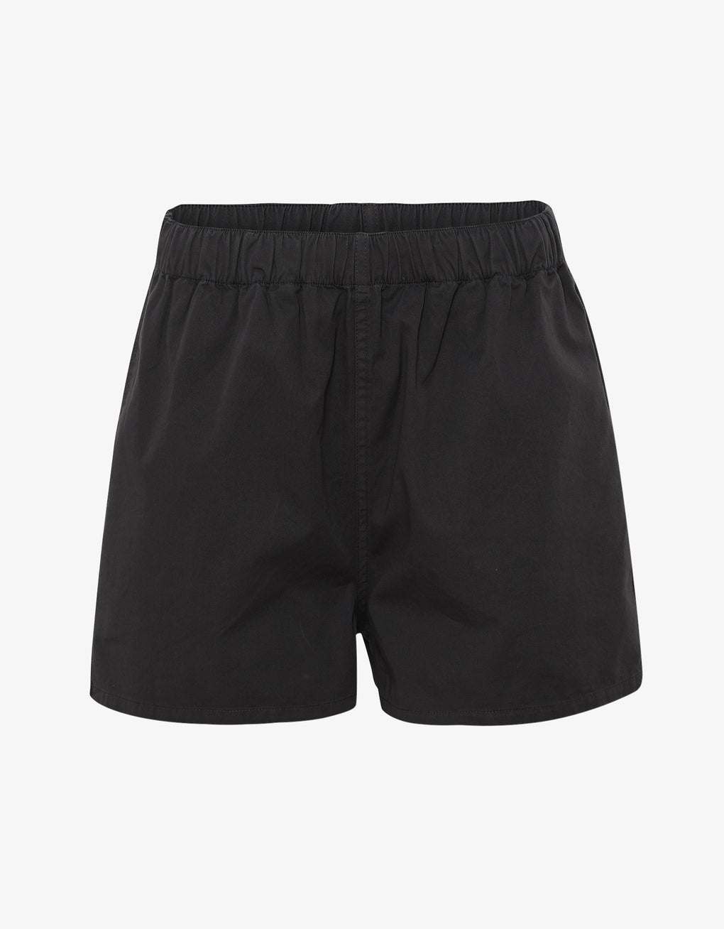 Organic twill shorts - deep black