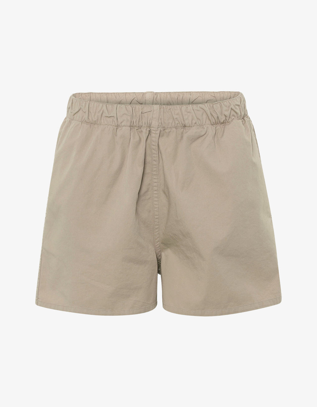 Organic twill shorts - oyster grey
