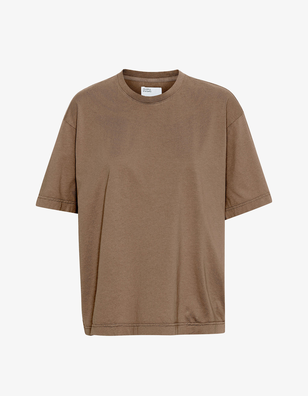 Oversized organic T-Shirt - sahara camel