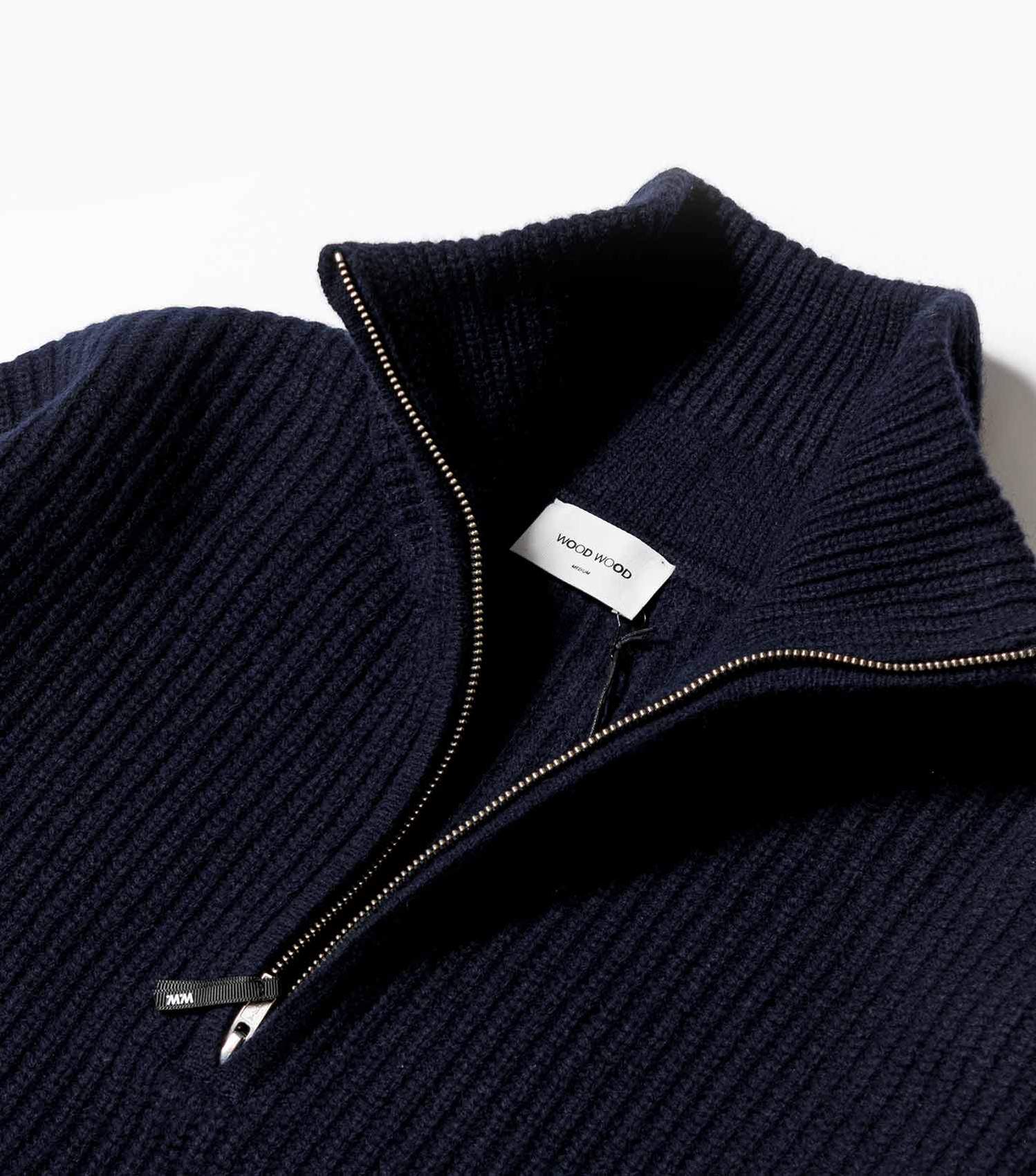 PERFECT UNISEX ZIP KNIT BY WOOD WOOD