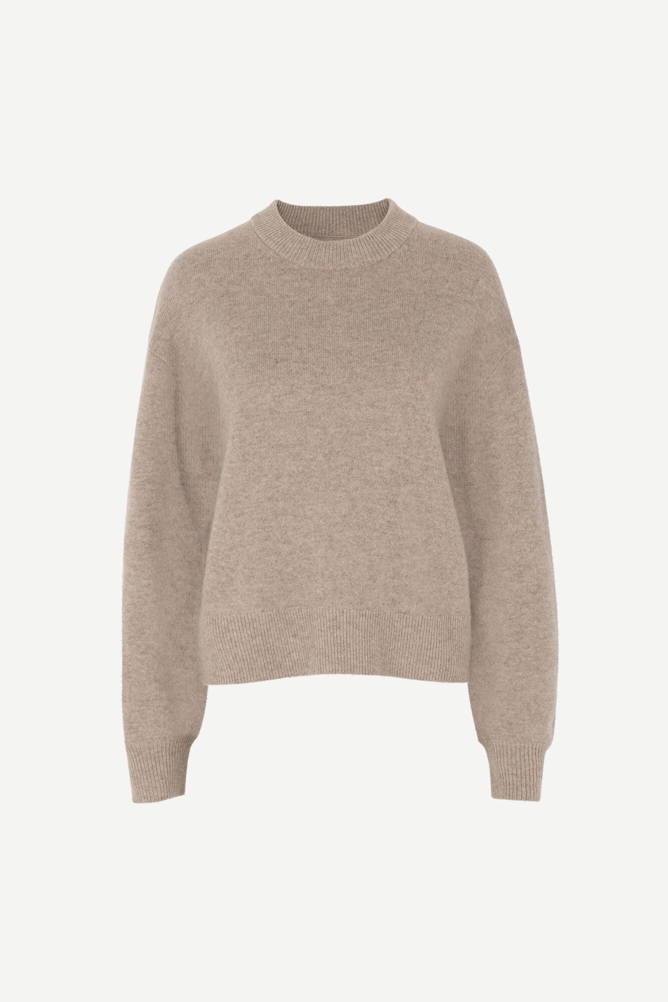 Amaris oversized wool sweater in natural