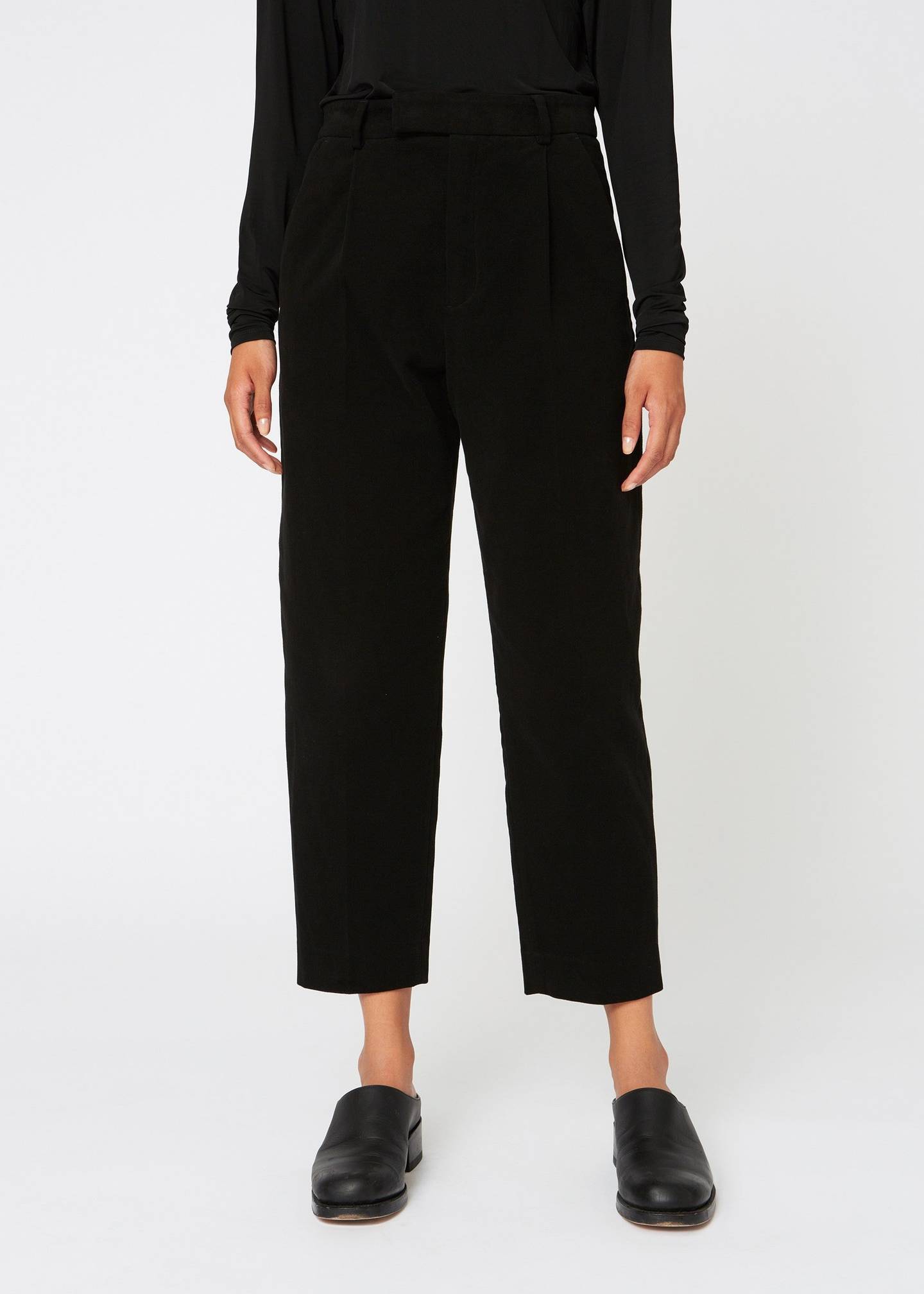 ALTA TROUSER IN BLACK BY HOPE