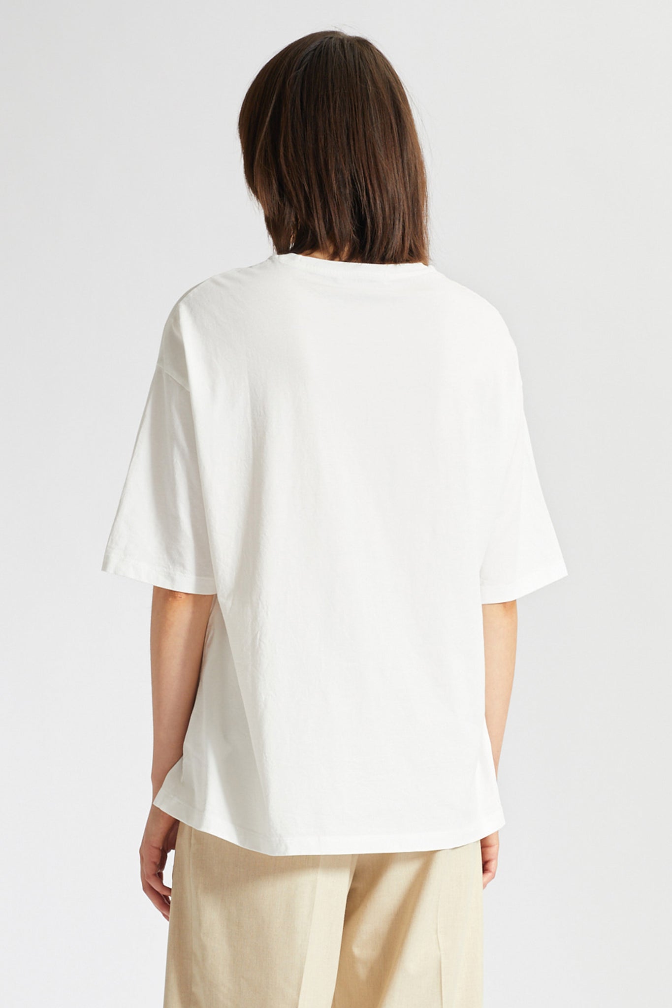Oda T-Shirt in off-white by Wood Wood
