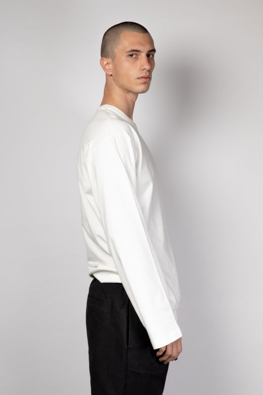 Can Pep Rey unisex wide sleeves longsleeve - ivory white