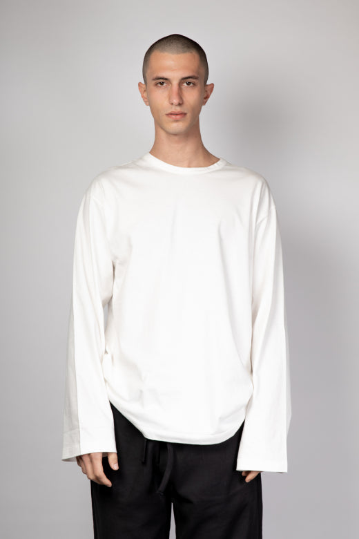 【TOMORROWLAND BUYING WEAR】CAN PEP REY LONG SLEEVE T SHIRT Can Pep Rey unisex wide sleeves longsleeve - ivory white