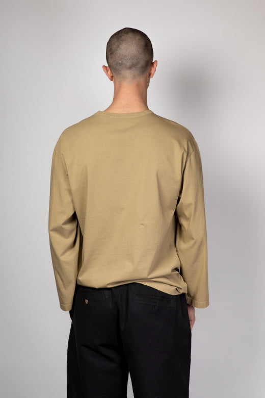 Unisex cotton longsleeve by Can Pep Rey - antique bronze