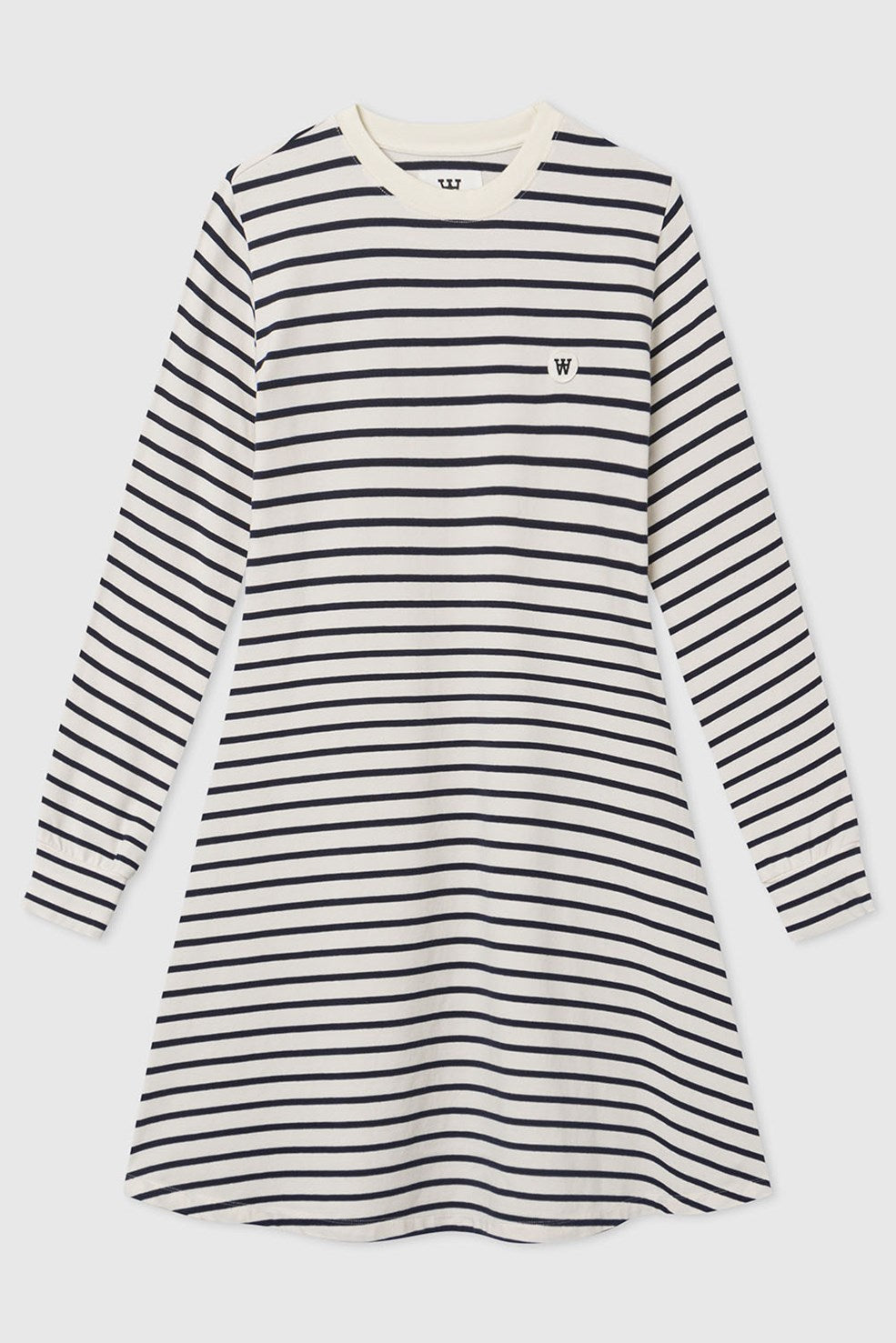 NAVY STRIPED DRESS BY WOOD WOOD
