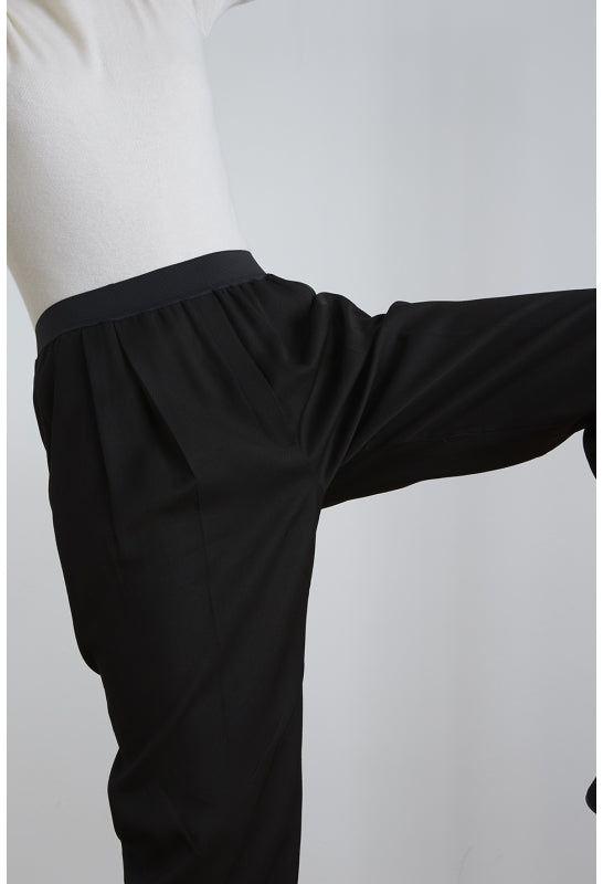 TAKAROA PANTS BLACK BY LOULOU STUDIO