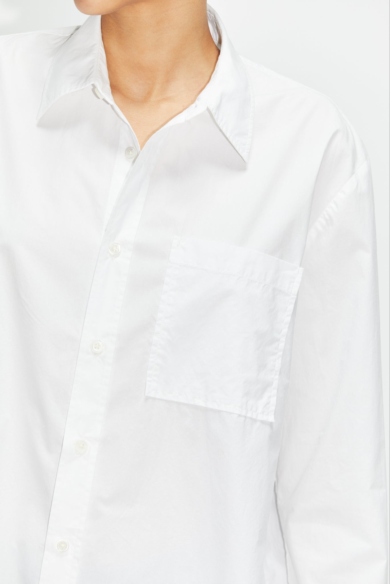 Elma edit shirt by Hope - white poplin